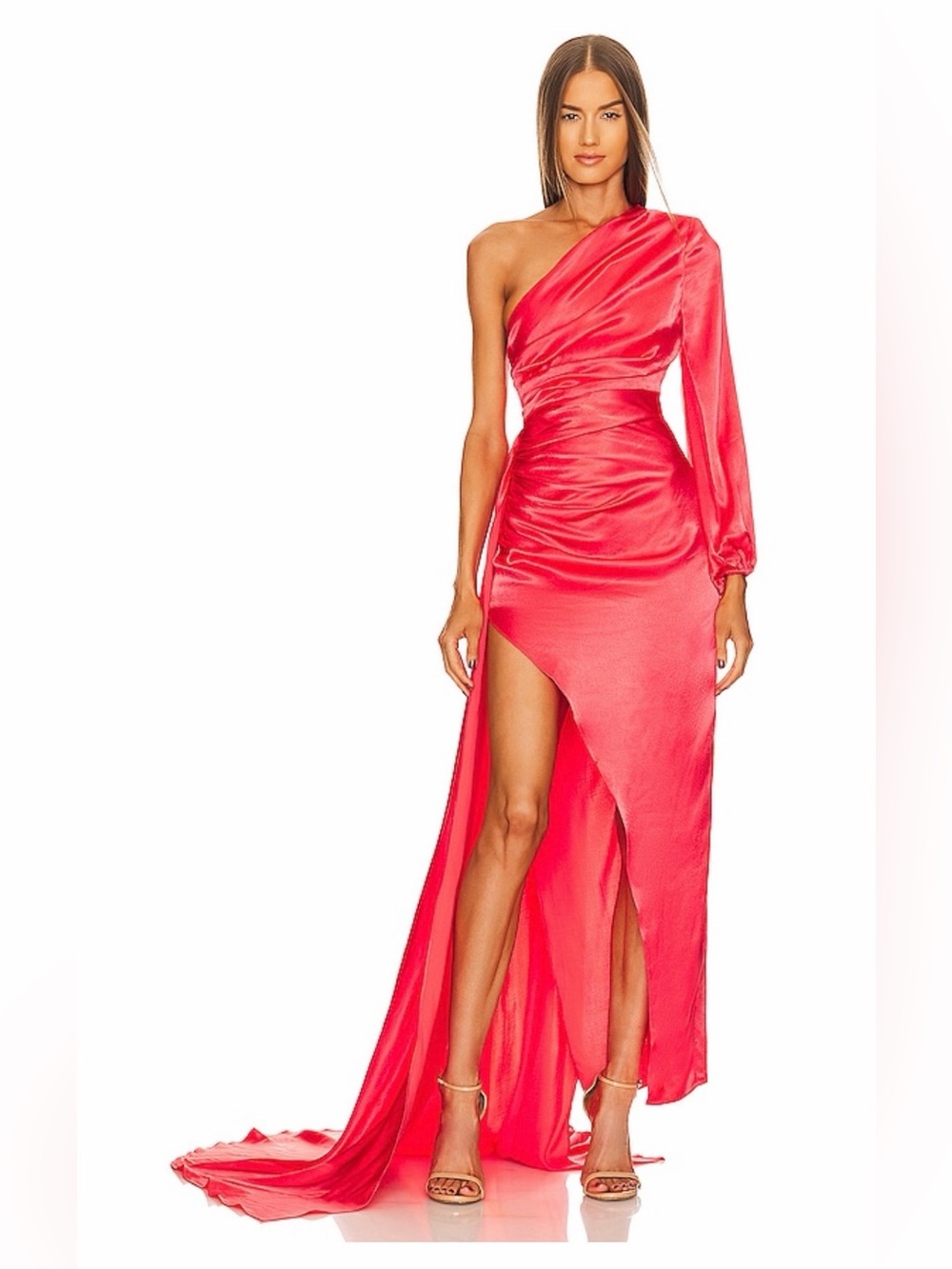 Michael Costello x REVOLVE Heather Gown in Burnt Sienna size Small $328